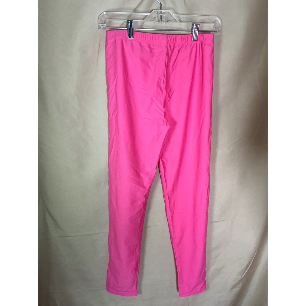 Large Burkini Modest Swimsuit Women 4 Piece Set Pink Red Excellent Geometric - Picture 6 of 16